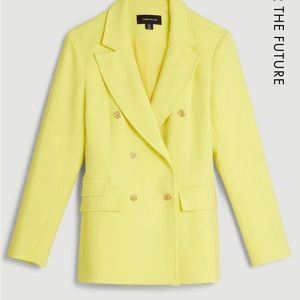 Karen Millen Compact Stretch Double Pocket Tailored Double Jacket